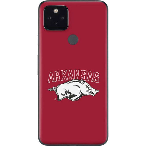 University of Arkansas-Fayetteville Razorbacks Logo Google Pixel 5a Skin